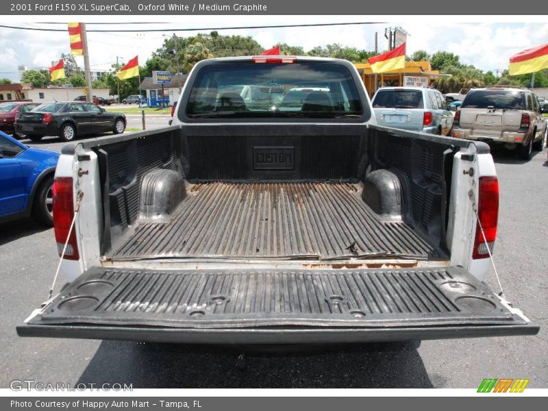 Oxford White / Medium Graphite 2001 Ford F150 XL SuperCab