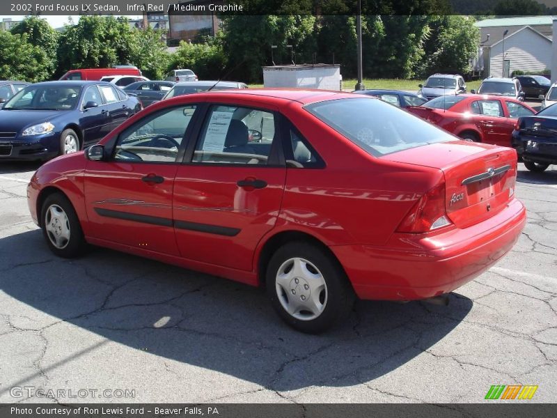 Infra Red / Medium Graphite 2002 Ford Focus LX Sedan
