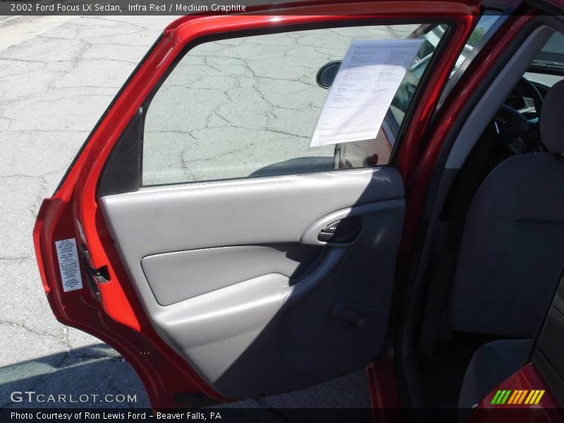 Infra Red / Medium Graphite 2002 Ford Focus LX Sedan