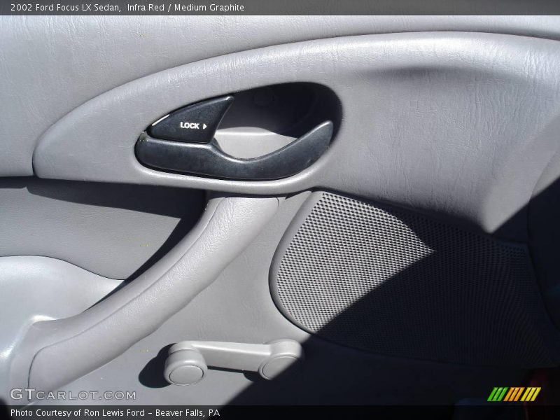 Infra Red / Medium Graphite 2002 Ford Focus LX Sedan
