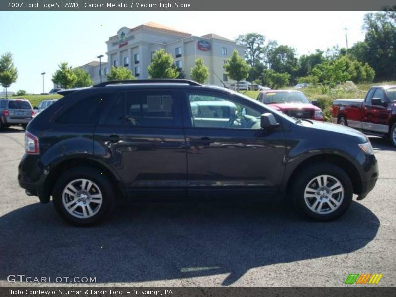 Carbon Metallic / Medium Light Stone 2007 Ford Edge SE AWD