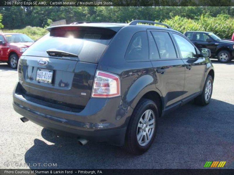 Carbon Metallic / Medium Light Stone 2007 Ford Edge SE AWD