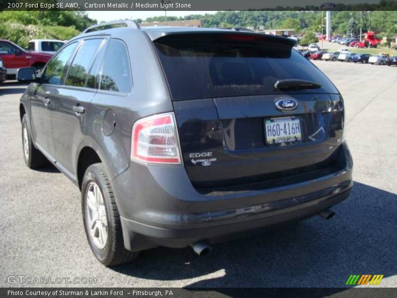 Carbon Metallic / Medium Light Stone 2007 Ford Edge SE AWD