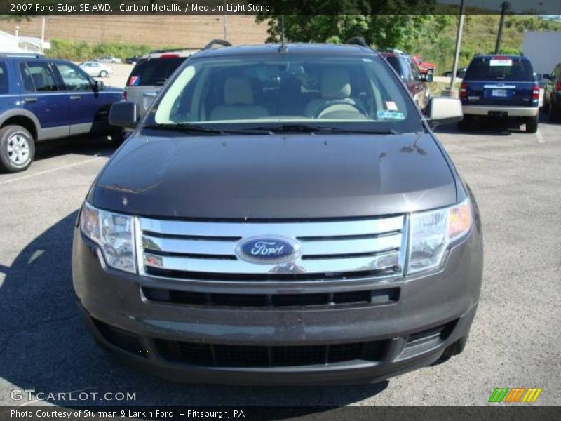Carbon Metallic / Medium Light Stone 2007 Ford Edge SE AWD
