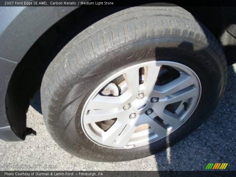 Carbon Metallic / Medium Light Stone 2007 Ford Edge SE AWD