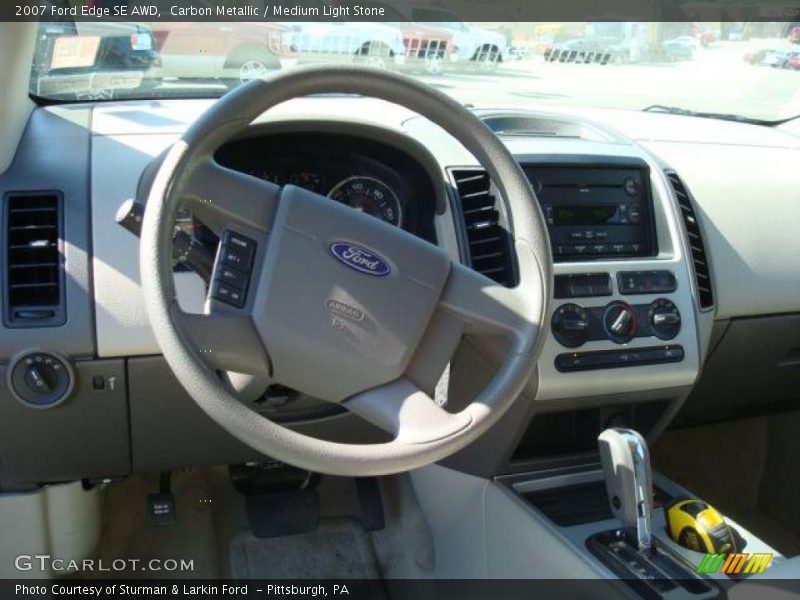 Carbon Metallic / Medium Light Stone 2007 Ford Edge SE AWD