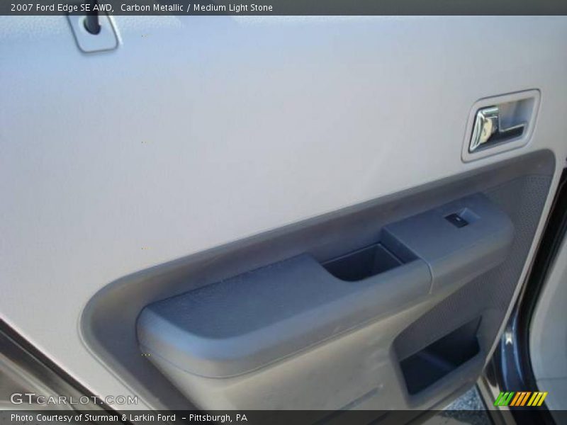 Carbon Metallic / Medium Light Stone 2007 Ford Edge SE AWD