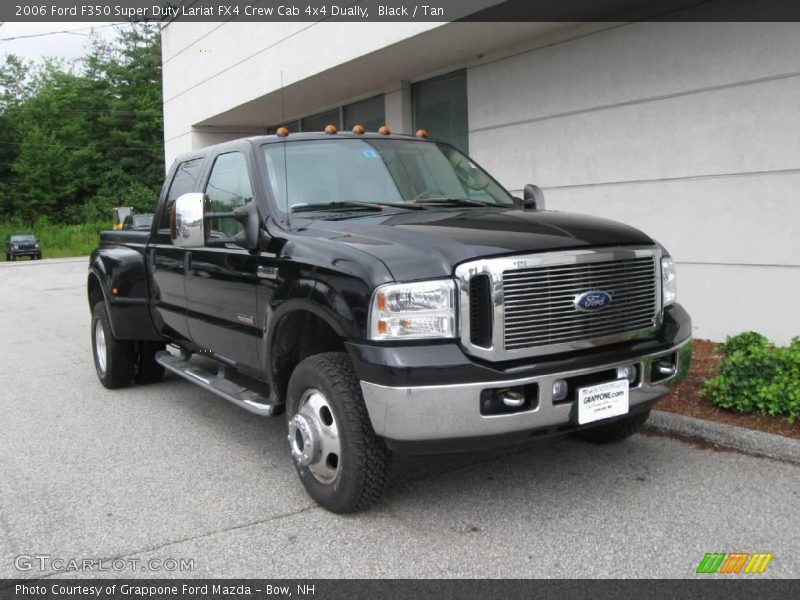 Black / Tan 2006 Ford F350 Super Duty Lariat FX4 Crew Cab 4x4 Dually
