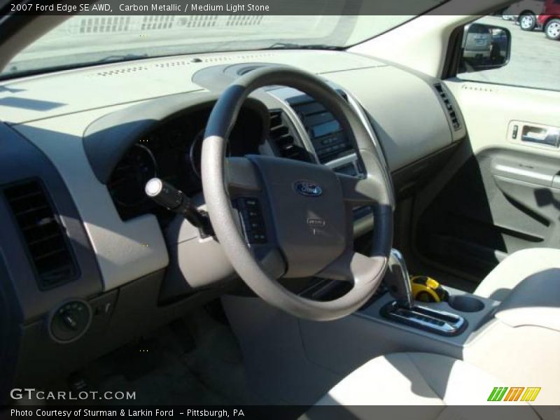 Carbon Metallic / Medium Light Stone 2007 Ford Edge SE AWD