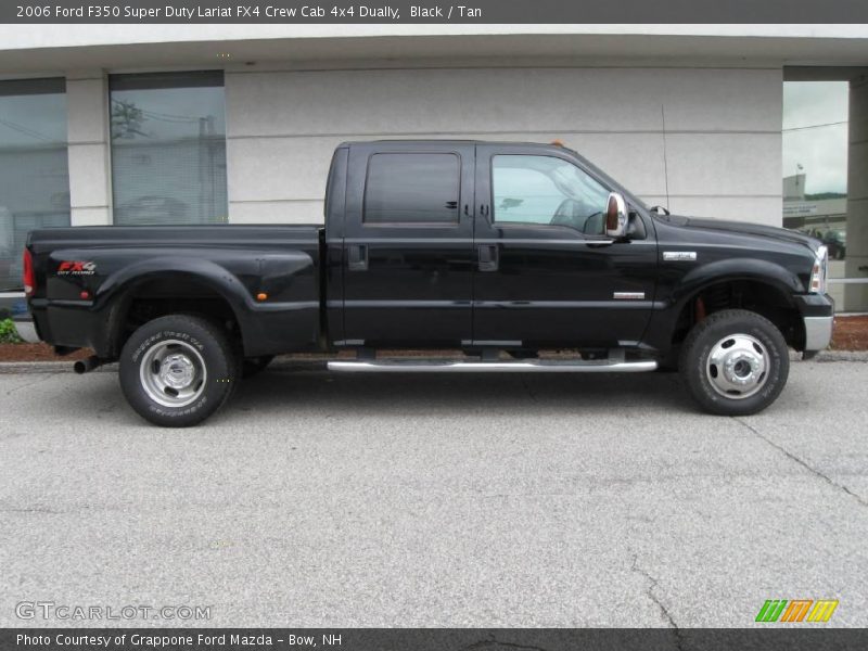 Black / Tan 2006 Ford F350 Super Duty Lariat FX4 Crew Cab 4x4 Dually