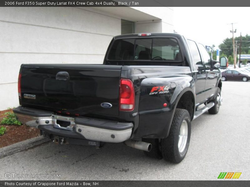 Black / Tan 2006 Ford F350 Super Duty Lariat FX4 Crew Cab 4x4 Dually