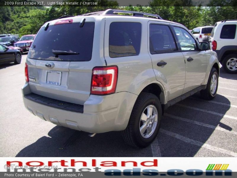 Light Sage Metallic / Charcoal 2009 Ford Escape XLT