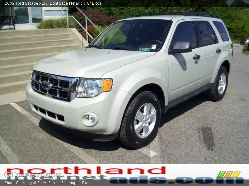 Light Sage Metallic / Charcoal 2009 Ford Escape XLT