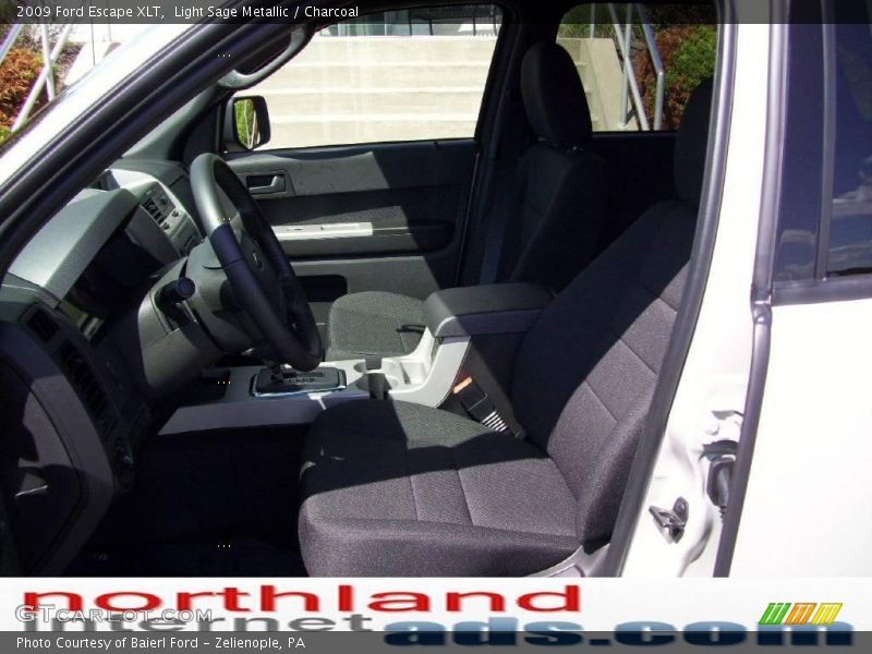 Light Sage Metallic / Charcoal 2009 Ford Escape XLT