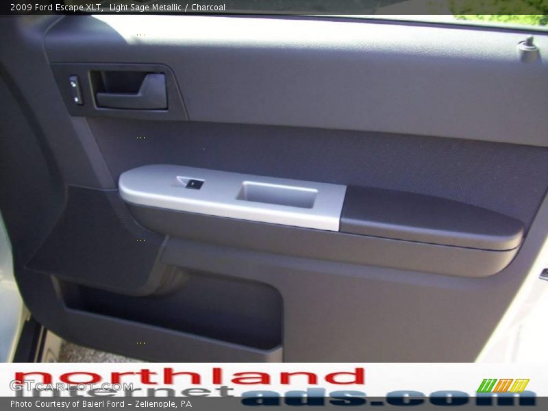 Light Sage Metallic / Charcoal 2009 Ford Escape XLT