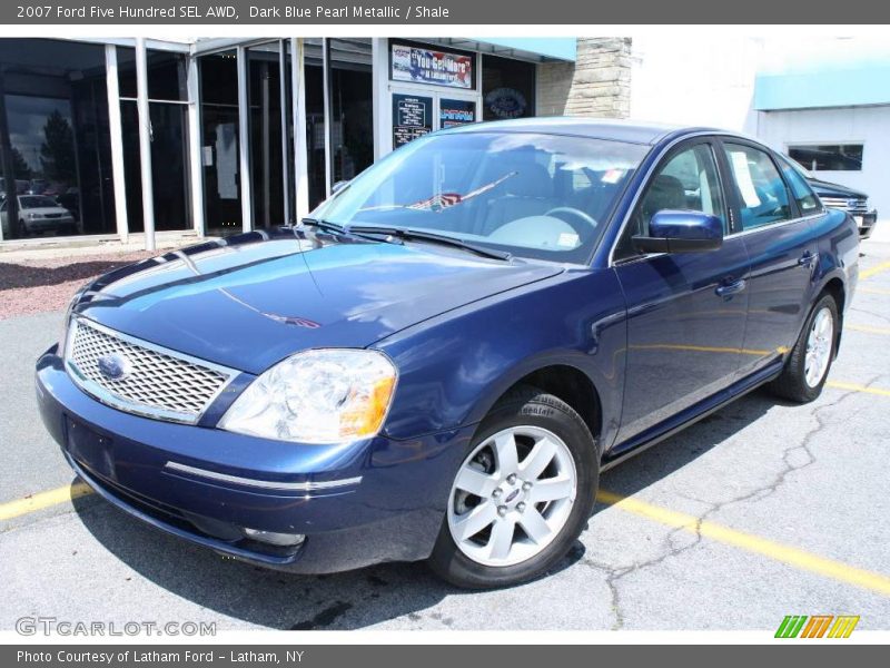Dark Blue Pearl Metallic / Shale 2007 Ford Five Hundred SEL AWD