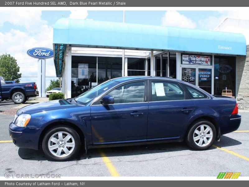 Dark Blue Pearl Metallic / Shale 2007 Ford Five Hundred SEL AWD