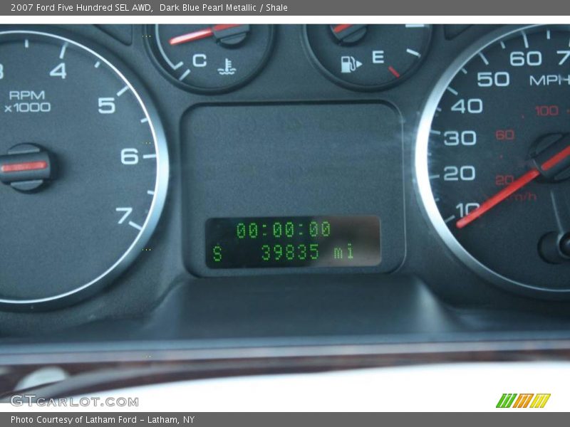 Dark Blue Pearl Metallic / Shale 2007 Ford Five Hundred SEL AWD