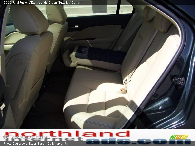 Atlantis Green Metallic / Camel 2010 Ford Fusion SEL
