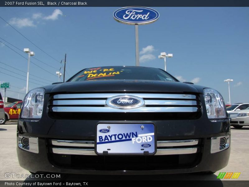 Black / Charcoal Black 2007 Ford Fusion SEL