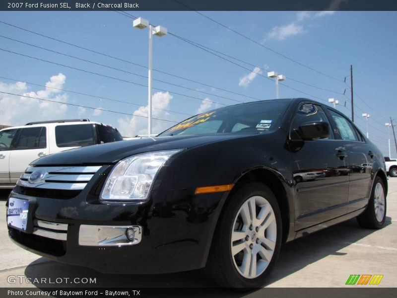Black / Charcoal Black 2007 Ford Fusion SEL