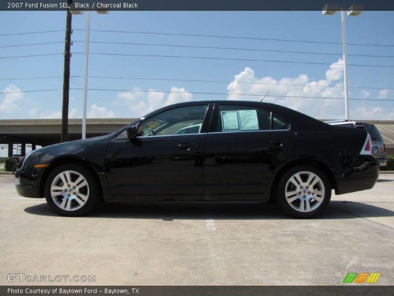 Black / Charcoal Black 2007 Ford Fusion SEL