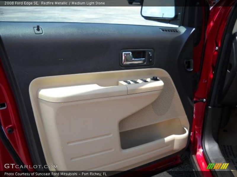 Redfire Metallic / Medium Light Stone 2008 Ford Edge SE