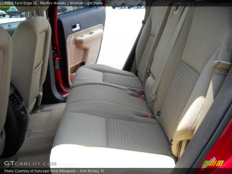 Redfire Metallic / Medium Light Stone 2008 Ford Edge SE