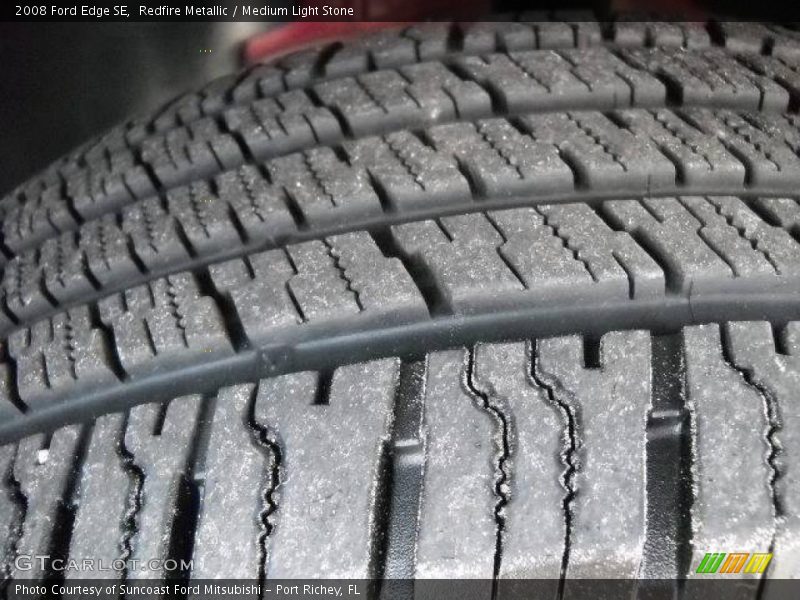 Redfire Metallic / Medium Light Stone 2008 Ford Edge SE