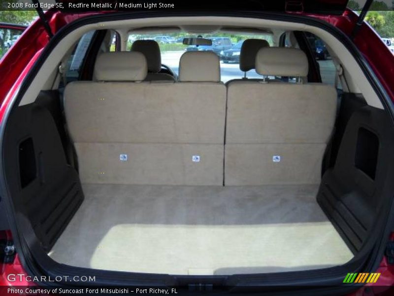 Redfire Metallic / Medium Light Stone 2008 Ford Edge SE