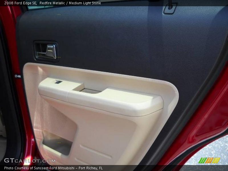 Redfire Metallic / Medium Light Stone 2008 Ford Edge SE