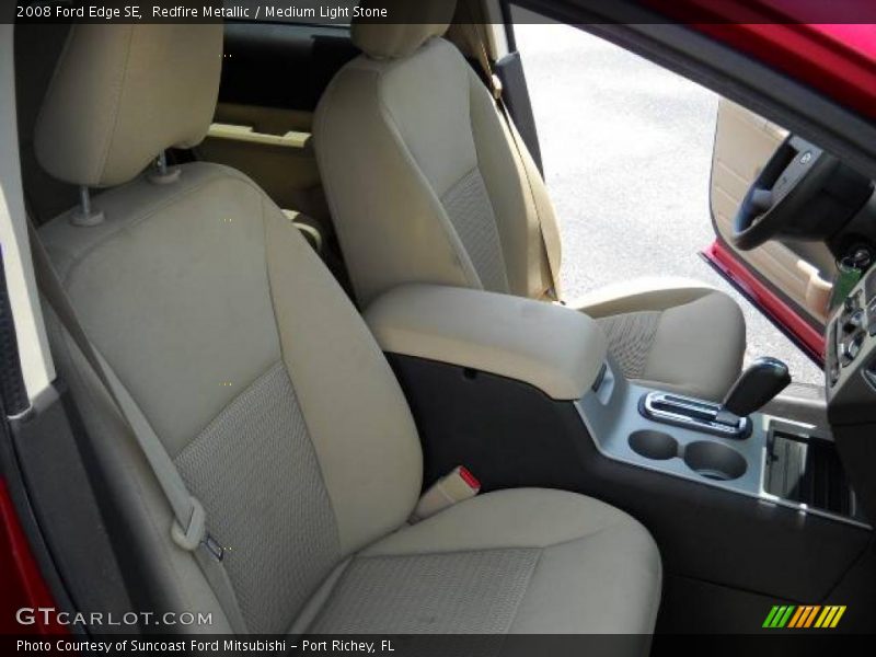 Redfire Metallic / Medium Light Stone 2008 Ford Edge SE