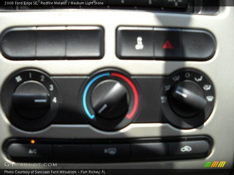 Redfire Metallic / Medium Light Stone 2008 Ford Edge SE