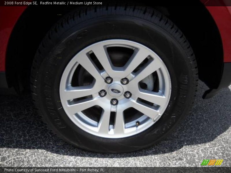 Redfire Metallic / Medium Light Stone 2008 Ford Edge SE