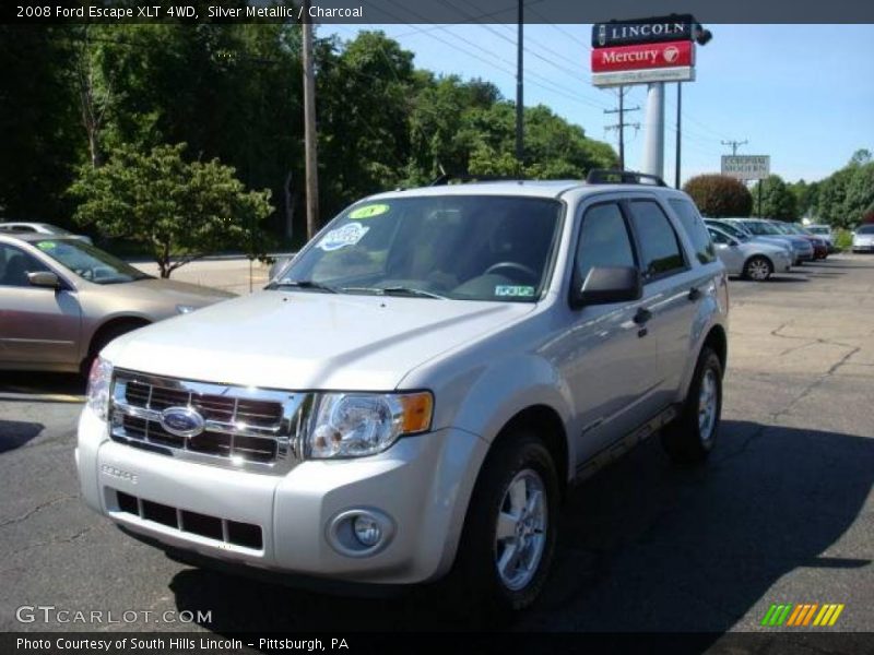 Silver Metallic / Charcoal 2008 Ford Escape XLT 4WD