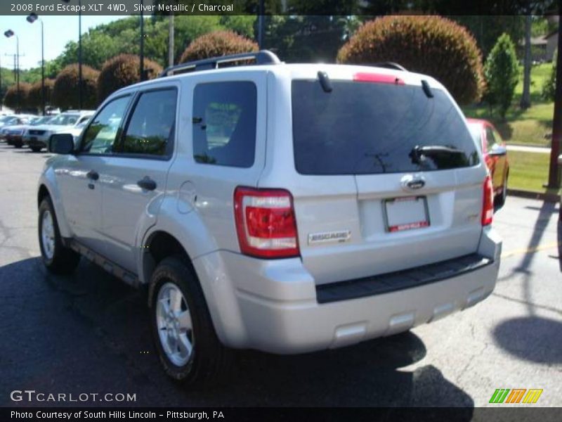 Silver Metallic / Charcoal 2008 Ford Escape XLT 4WD