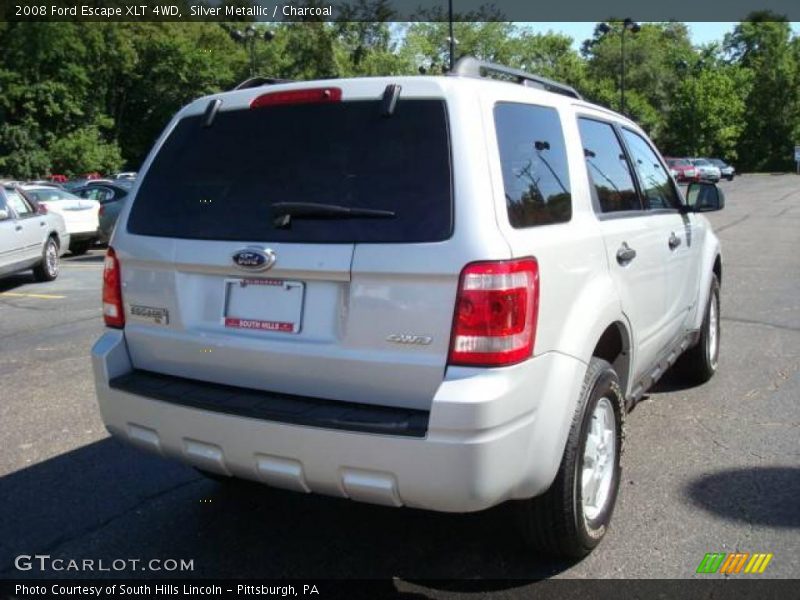 Silver Metallic / Charcoal 2008 Ford Escape XLT 4WD