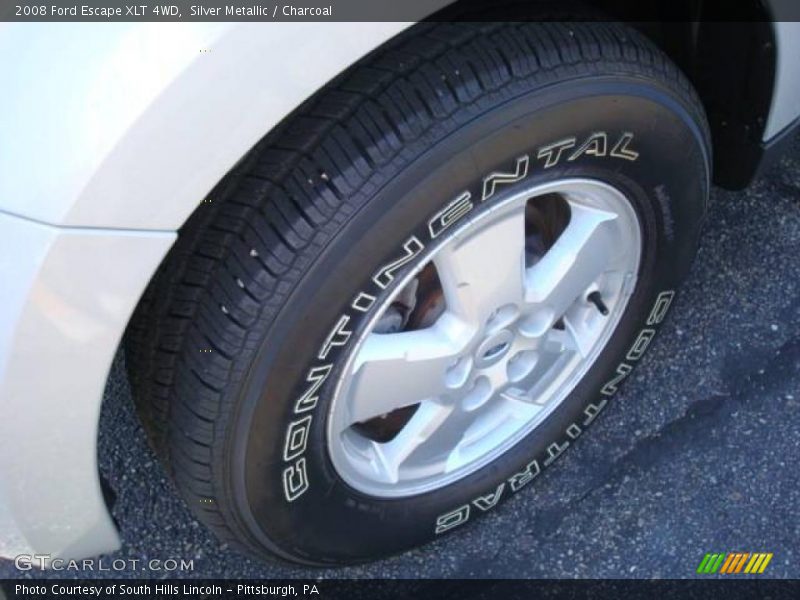Silver Metallic / Charcoal 2008 Ford Escape XLT 4WD