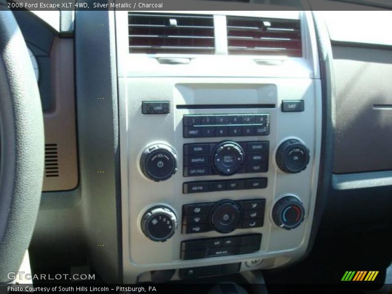 Silver Metallic / Charcoal 2008 Ford Escape XLT 4WD