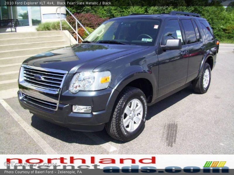 Black Pearl Slate Metallic / Black 2010 Ford Explorer XLT 4x4