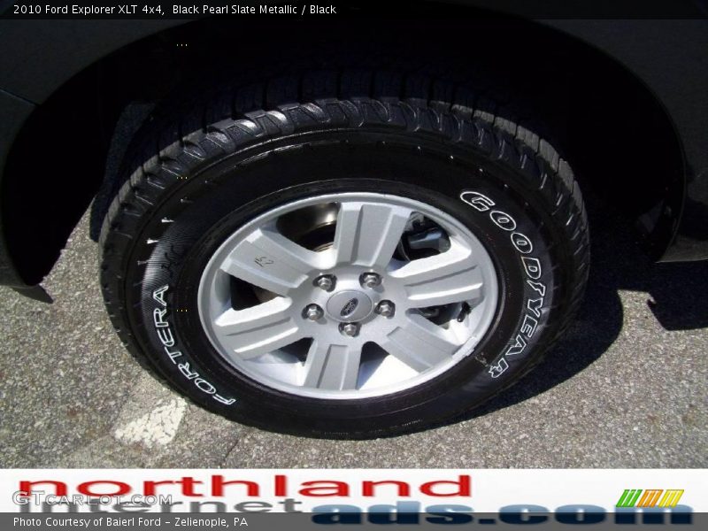 Black Pearl Slate Metallic / Black 2010 Ford Explorer XLT 4x4