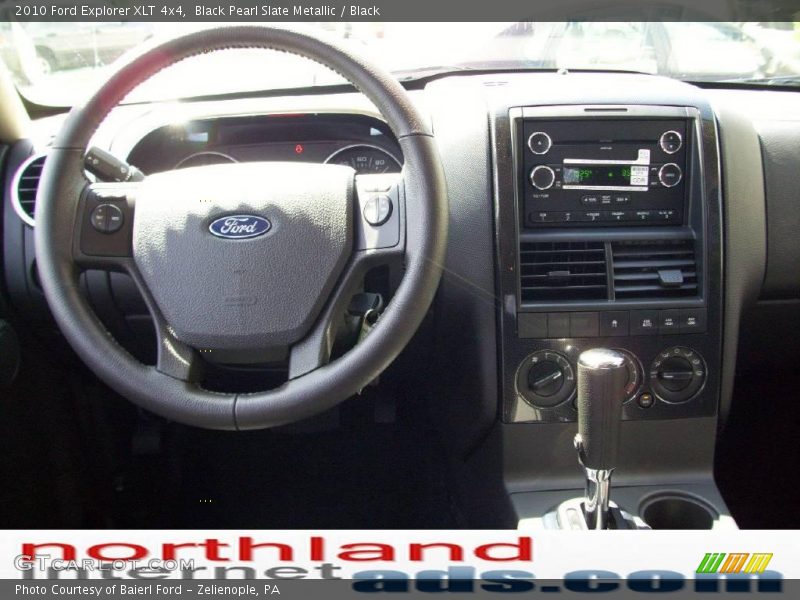 Black Pearl Slate Metallic / Black 2010 Ford Explorer XLT 4x4