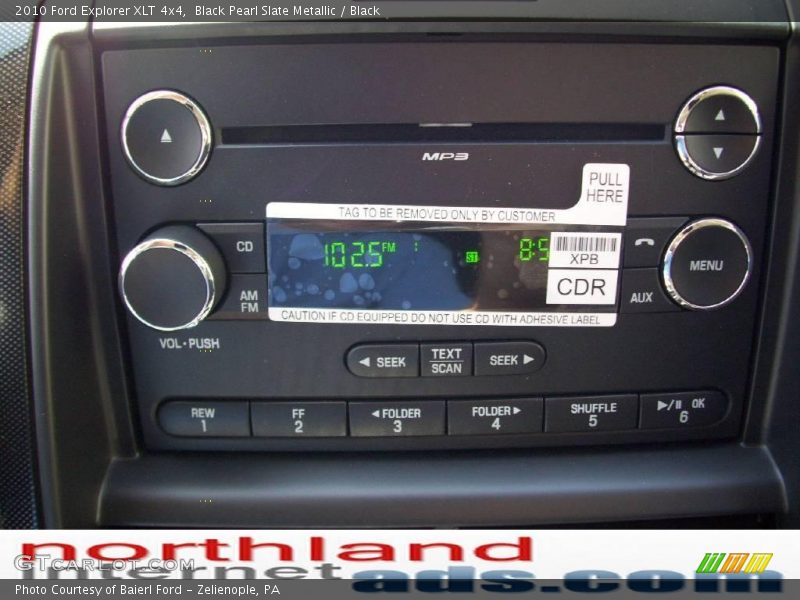 Black Pearl Slate Metallic / Black 2010 Ford Explorer XLT 4x4