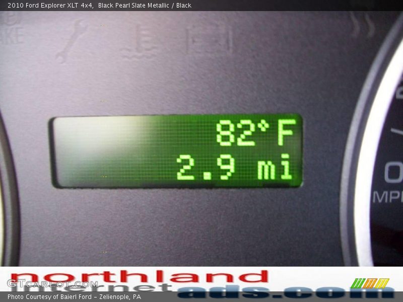 Black Pearl Slate Metallic / Black 2010 Ford Explorer XLT 4x4