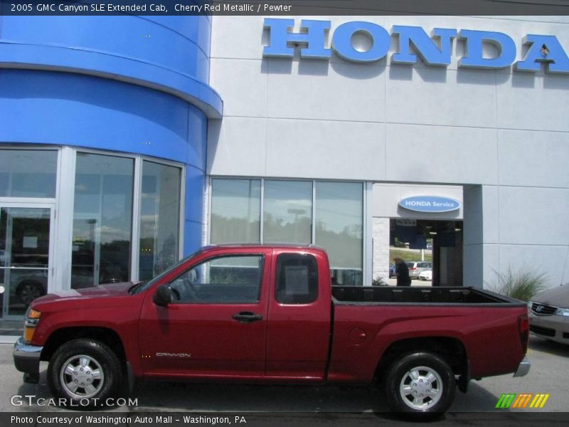 Cherry Red Metallic / Pewter 2005 GMC Canyon SLE Extended Cab