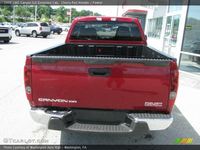 Cherry Red Metallic / Pewter 2005 GMC Canyon SLE Extended Cab