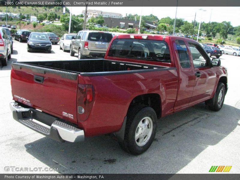 Cherry Red Metallic / Pewter 2005 GMC Canyon SLE Extended Cab