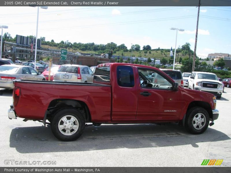 Cherry Red Metallic / Pewter 2005 GMC Canyon SLE Extended Cab