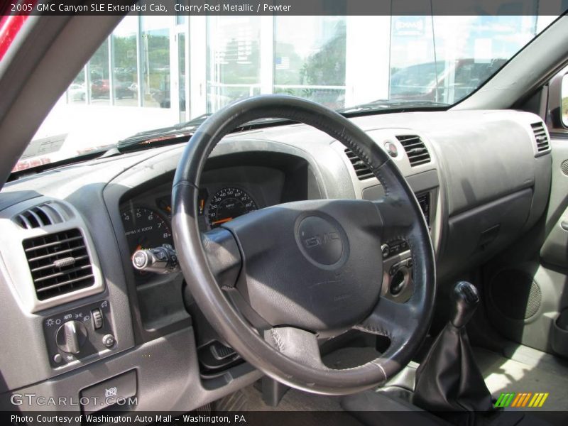 Cherry Red Metallic / Pewter 2005 GMC Canyon SLE Extended Cab