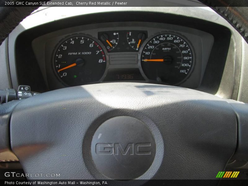 Cherry Red Metallic / Pewter 2005 GMC Canyon SLE Extended Cab